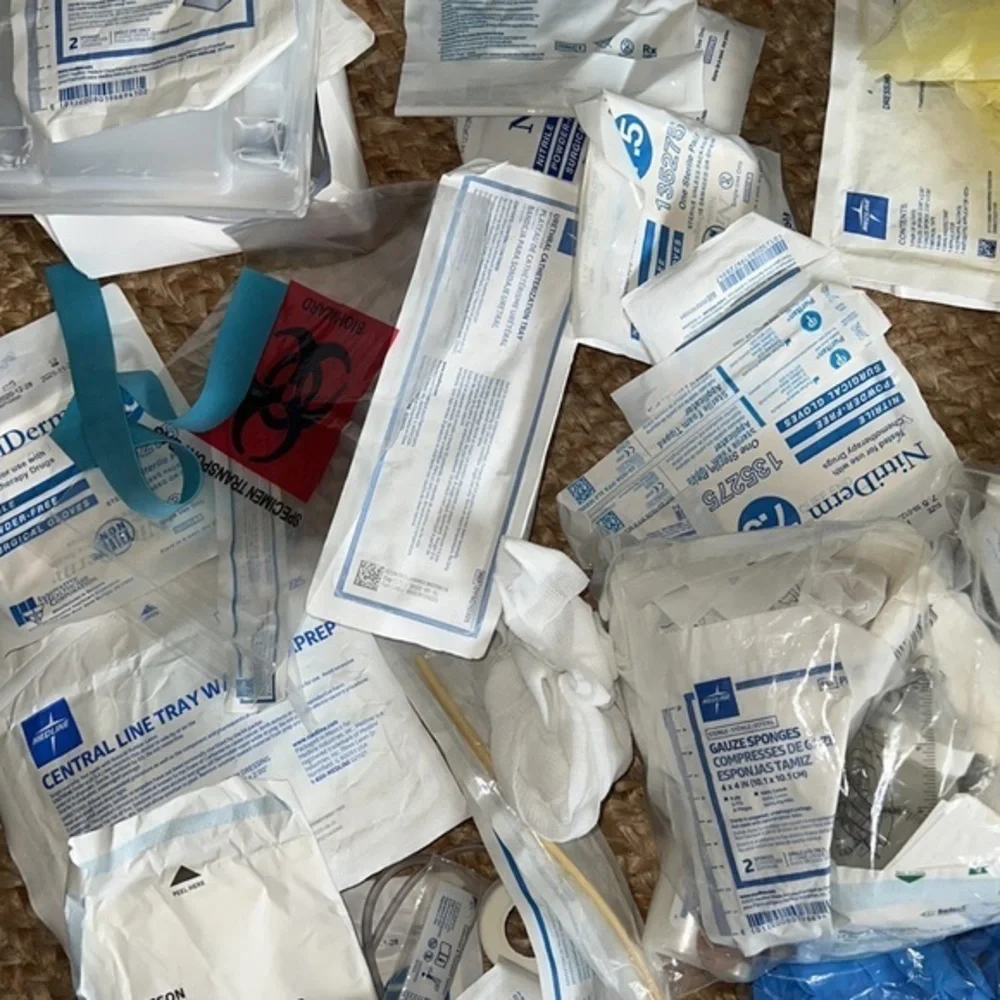 Nursing school practice equipment lot with duffel bag - Picture 3 of 4